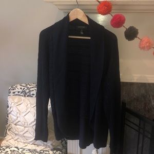 Lauren cable knit navy sweater
